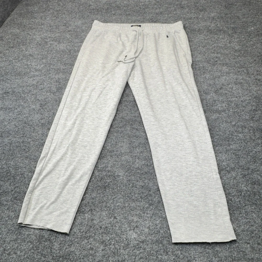Polo Ralph Lauren Sweatpants Mens XL Gray Lounge Pants Pajama Joggers Athleisure